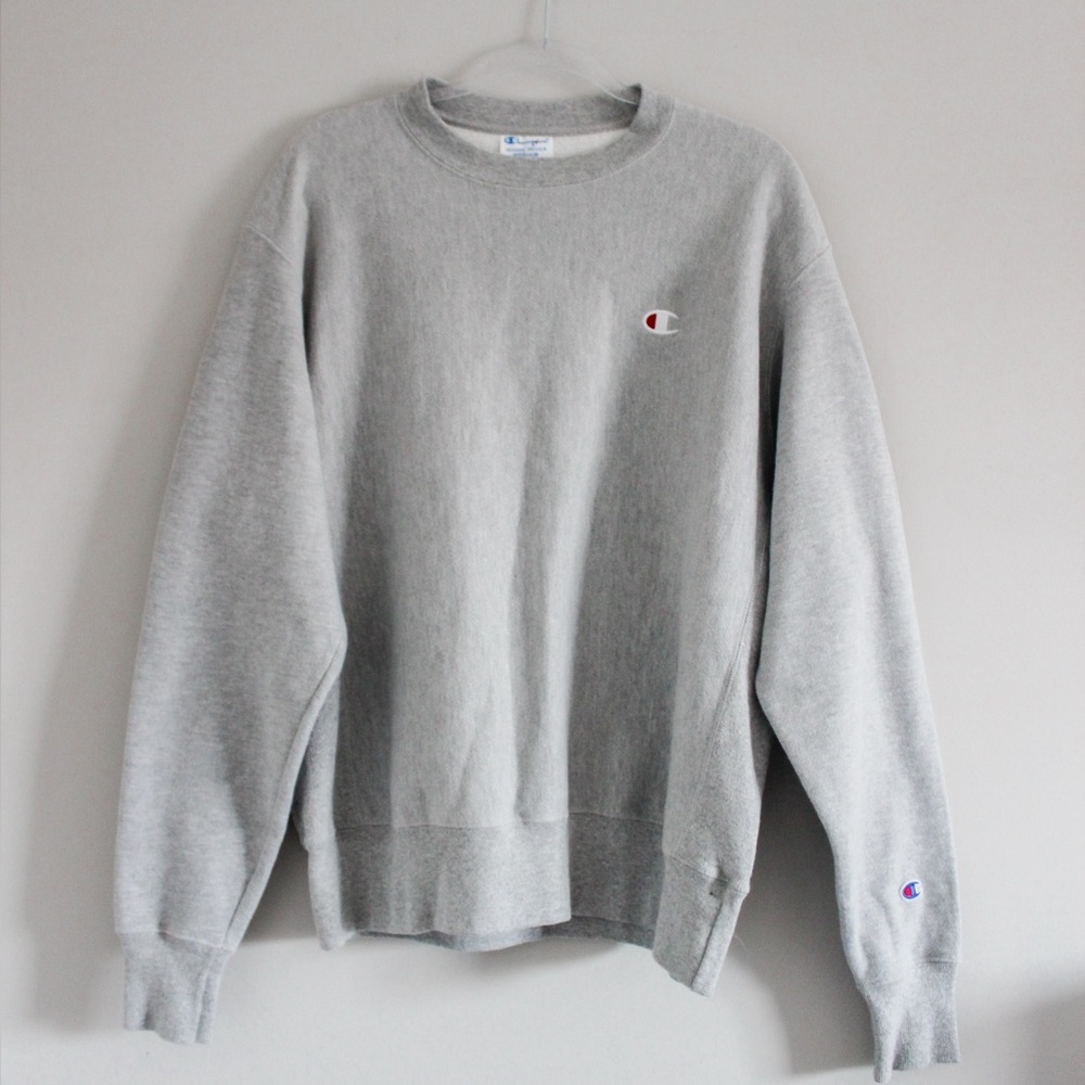 Reverse Weave Champion Gray Sweatshirt